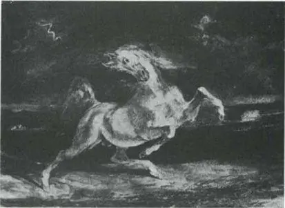 71 Delacroix Horse Frightened by a Storm 1824 For nearly a hundred years all - фото 72
