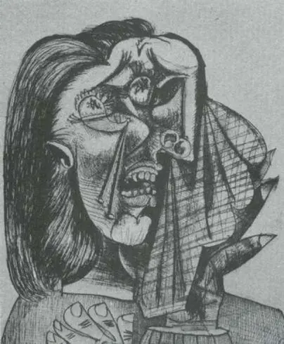 99 Picasso Crying Woman 1937 The etching the Crying Woman which is part of - фото 100