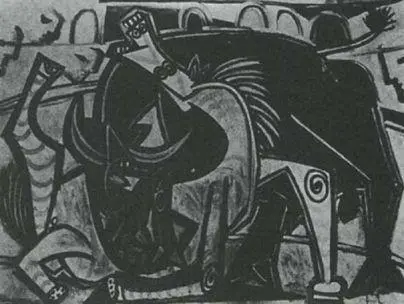 106 Picasso Bullfight 1934 The violence it seems is only to rob Velazquez - фото 107