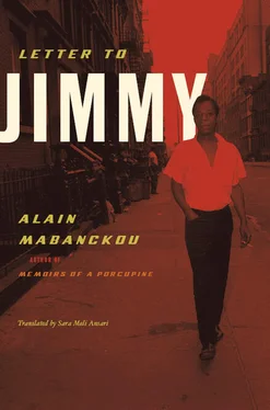 Alain Mabanckou Letter to Jimmy