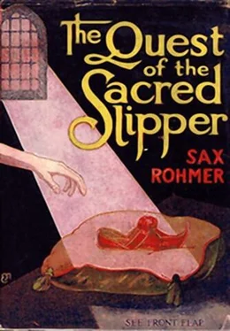 Sax Rohmer The Quest of the Sacred Slipper обложка книги