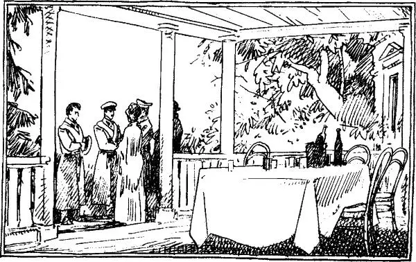 Старый сад при доме Прозоровых Длинная еловая аллея в конце которой видна - фото 20