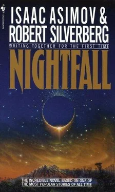 Isaac Asimov Nightfall (novel) обложка книги