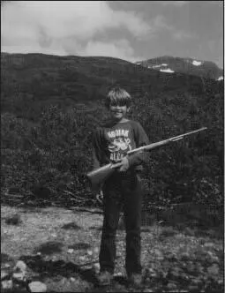 The author in Alaska at age nine with the3030 his father passed down to him - фото 2