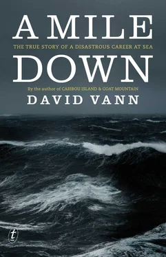 David Vann A Mile Down: The True Story of a Disastrous Career at Sea обложка книги