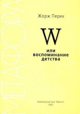 Жорж Перек W или воспоминание детства обложка книги