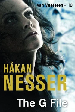 Hakan Nesser The G File обложка книги