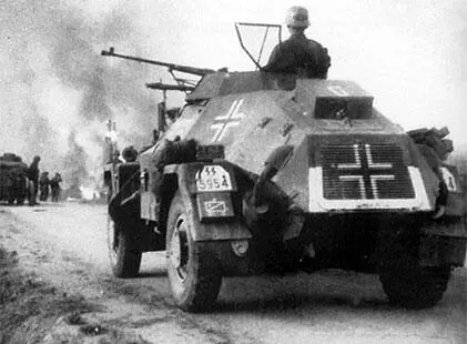 Немецкий бронеавтомобиль SdKfz221 Немецкофашистская армия вследствие потерь - фото 25