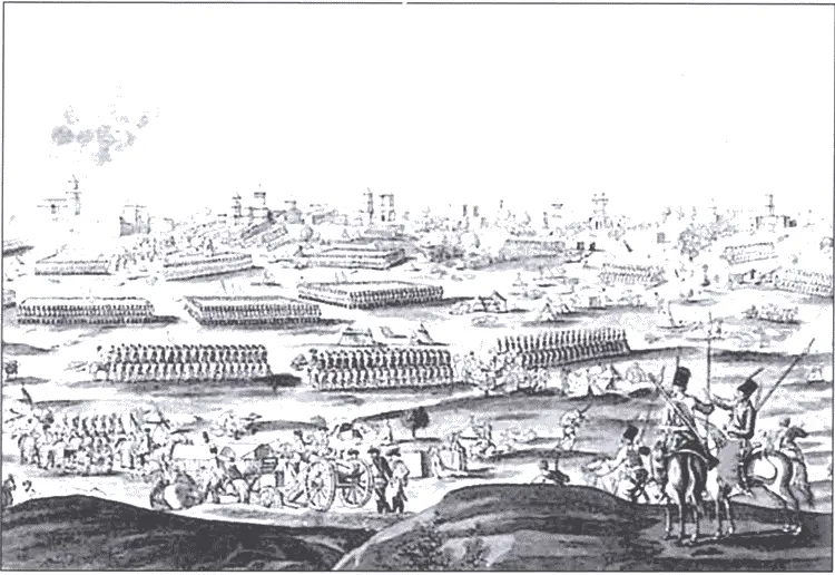 Сражение при Фокшанах 21 июля 1 августа 1789 г Гравюра конца XVIII в - фото 12