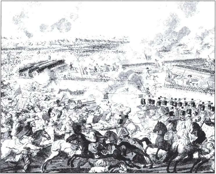 Сражение при Рымнике 11 22 сентября 1789 г Гравюра конца XVIII в ГА - фото 13