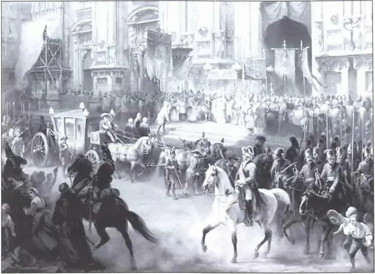Торжественная встреча АВ Суворова в Милане в апреле 1799 года Художник А - фото 28