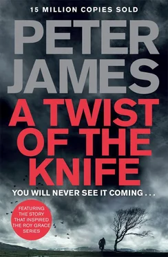 Peter James A Twist of the Knife обложка книги