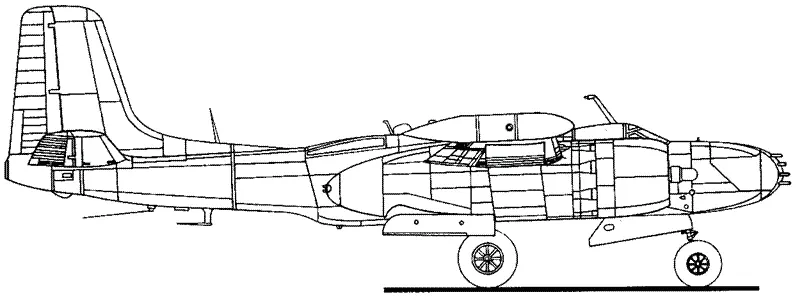 B26K A26A Стойка основного шасси Компоновка А26В Инвейдер 1 - фото 135