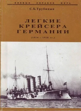 Сергей Трубицын Легкие крейсера германии (1914 – 1918 гг.) Часть 2 обложка книги