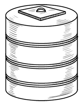 Рис 86 Промышленный компостер БИК Подготовленный бак устанавливают под - фото 93