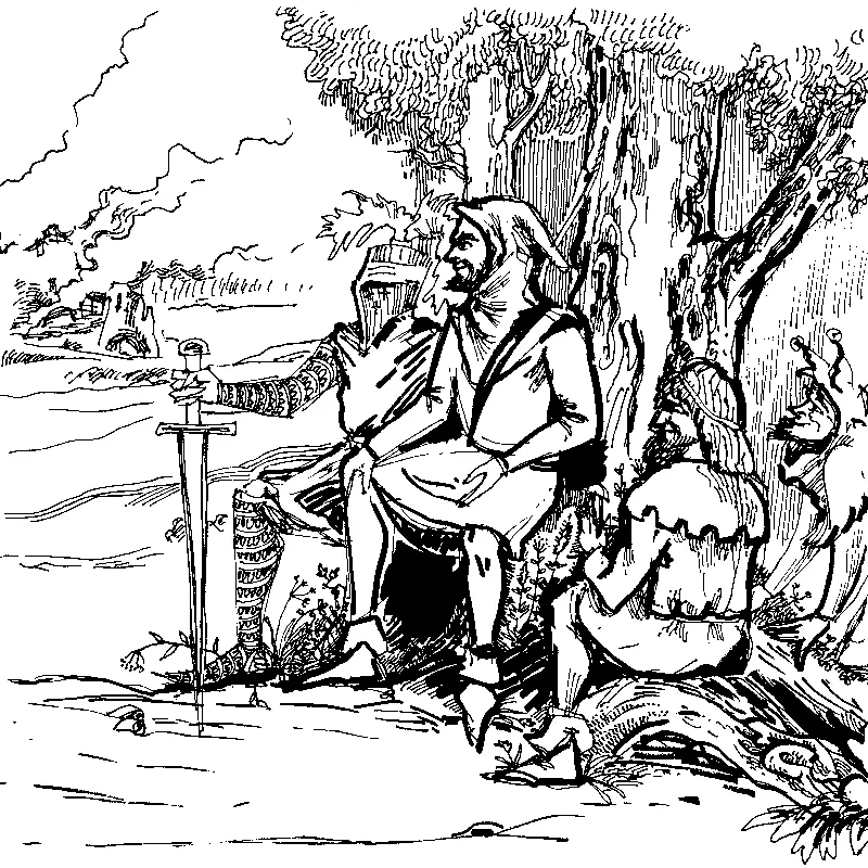No longer a slave but a freeman and a landowner Gurth stood on his feet and - фото 4