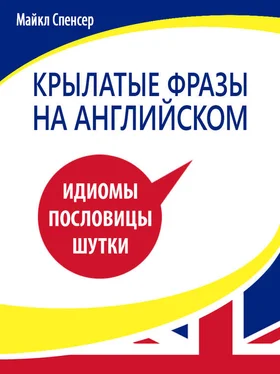 Майкл Спенсер Крылатые фразы на английском языке. Идиомы, пословицы, шутки обложка книги