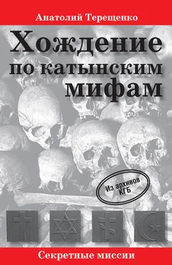 Анатолий Терещенко Хождение по катынским мифам обложка книги