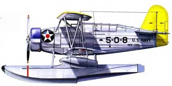 Кёртисс SOC3 Seagull 508BuNo 1183 из состава VO5 линкор Нью Йорк - фото 138