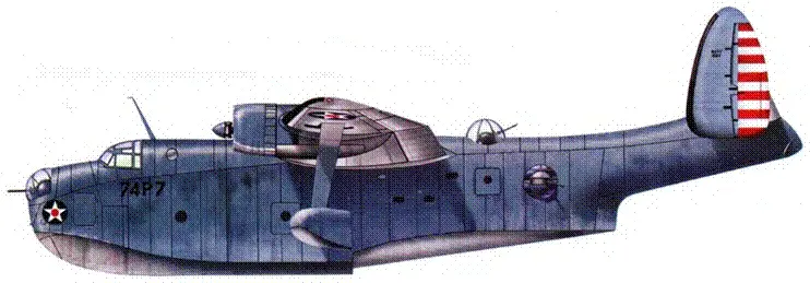 Martin РВМ1 Маринер 74Р7 BuNo 1260 из VP74 Бермуды февраль 1942 года - фото 151