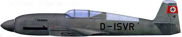 Не100V3 DISVR первоначальный вид самолета 1939 год Не100D0 второй - фото 74