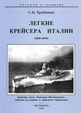 С. Трубицын Легкие крейсера Италии (1930-1974) обложка книги