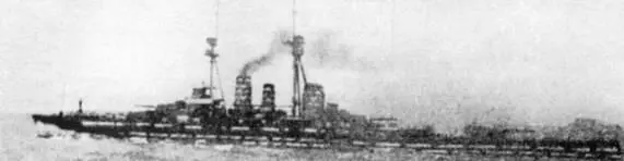 Линейные крейсера Конго фото вверху и Харуна в годы Первой мировой войны - фото 153