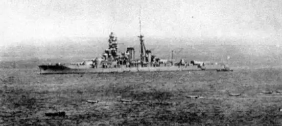 Линейный крейсер Харуна в середине 1930х гг два фото вверху - фото 160