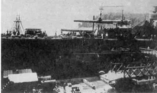 Харуна в 1920х гг на стрельбах слева и во время первой модернизации - фото 64