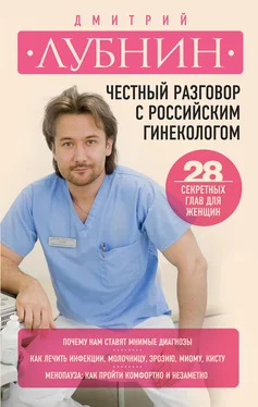 Дмитрий Лубнин Честный разговор с российским гинекологом. 28 секретных глав для женщин обложка книги