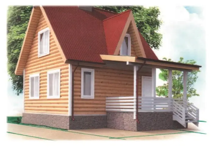 Рис 63 Дом отделанный блокхаусом Рис 64 Блокхаус отделочный материал - фото 64