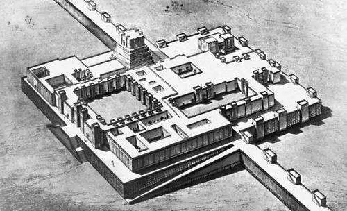Реконструкция дворца Саргона II VIII в до н э Дворец окружён широким - фото 47