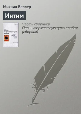 Михаил Веллер Интим обложка книги