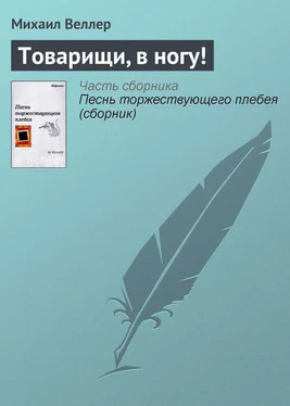 Михаил Веллер Товарищи, в ногу! обложка книги