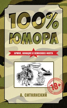 Андрей Ситнянский 100% юмора. Армия, авиация и немножко флота обложка книги