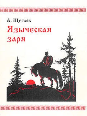 Алексей Щеглов Языческая заря обложка книги