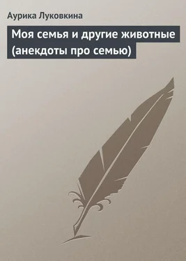 Аурика Луковкина Моя семья и другие животные (анекдоты про семью) обложка книги