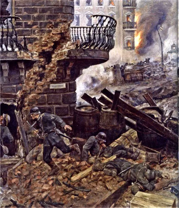 Бои на улицах Берлина в мае 1945 г Художник И В Владимиров В январе 1943 г - фото 19