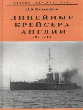 Валерий Мужеников Линейные крейсера Англии. Часть II обложка книги