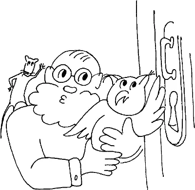So the Doctor lifted the owl up and held him close to the lock of the door - фото 9