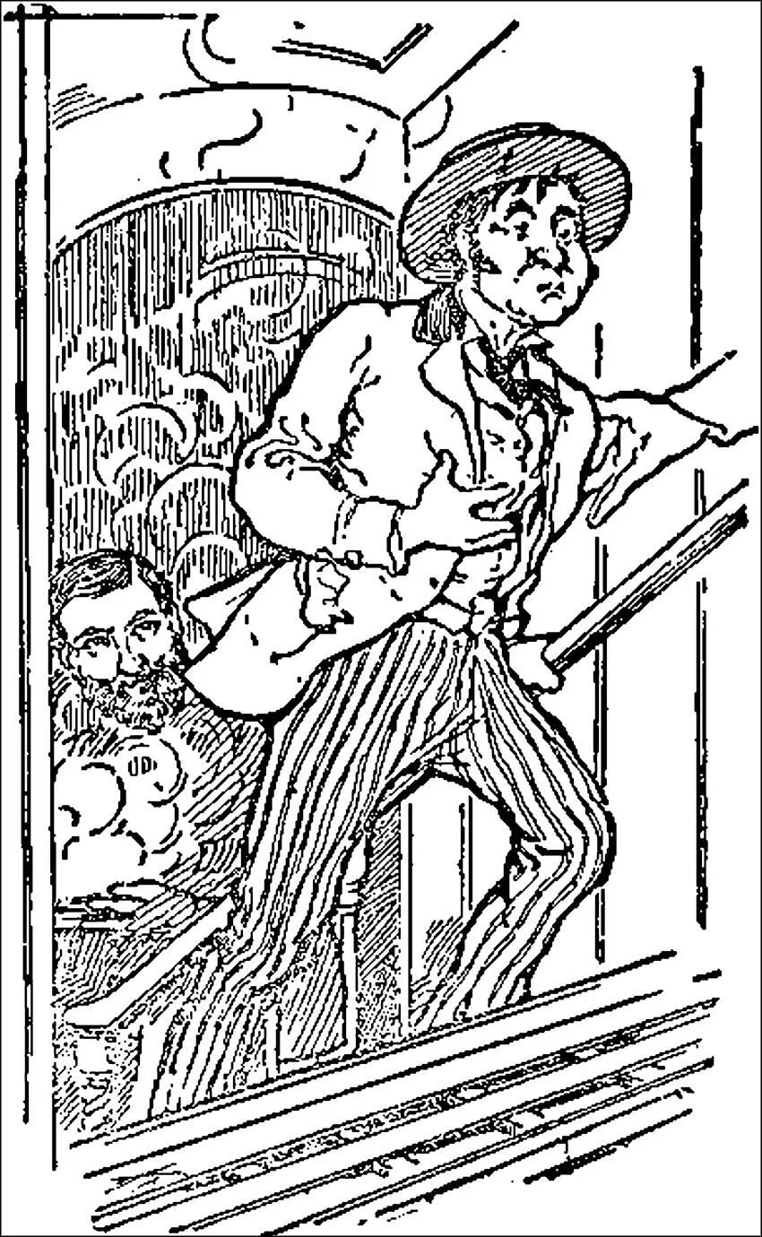 And they ran him up quick and propped him up over to leeward and left him - фото 4