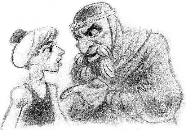 Once upon a time there lived a poor tailor He had a son Aladdin This boy was - фото 14
