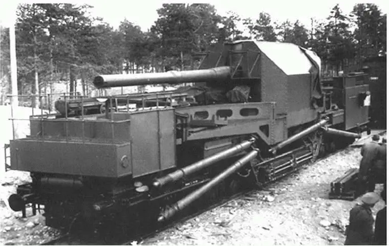 Фото 9 Железнодорожная артиллерийская установка ТМ1 180 Изменения - фото 9