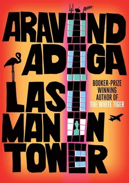 Aravind Adiga Last Man in Tower обложка книги