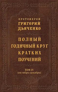 Григорий Дьяченко Полный годичный круг кратких поучений. Том IV (октябрь – декабрь) обложка книги