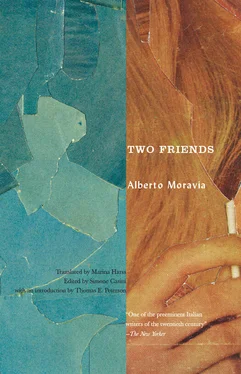 Alberto Moravia Two Friends обложка книги