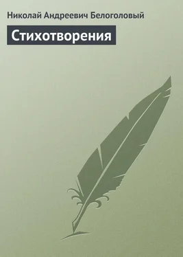 Николай Белоголовый Стихотворения обложка книги