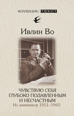 Ивлин Во Чувствую себя глубоко подавленным и несчастным. Из дневников 1911-1965 обложка книги