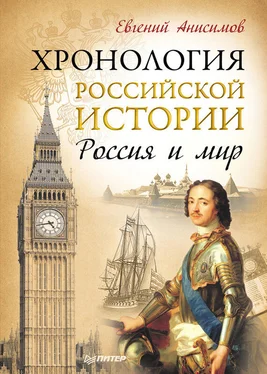 Евгений Анисимов Хронология российской истории. Россия и мир обложка книги