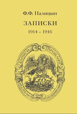 Федор Палицын Записки. Том I. Северо-Западный фронт и Кавказ (1914 – 1916) обложка книги